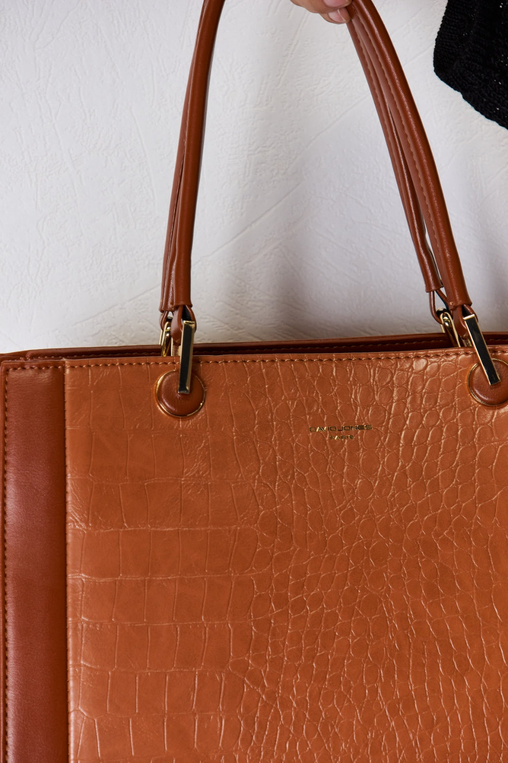 David Jones Texture PU Leather Handbag | Maekery Studio