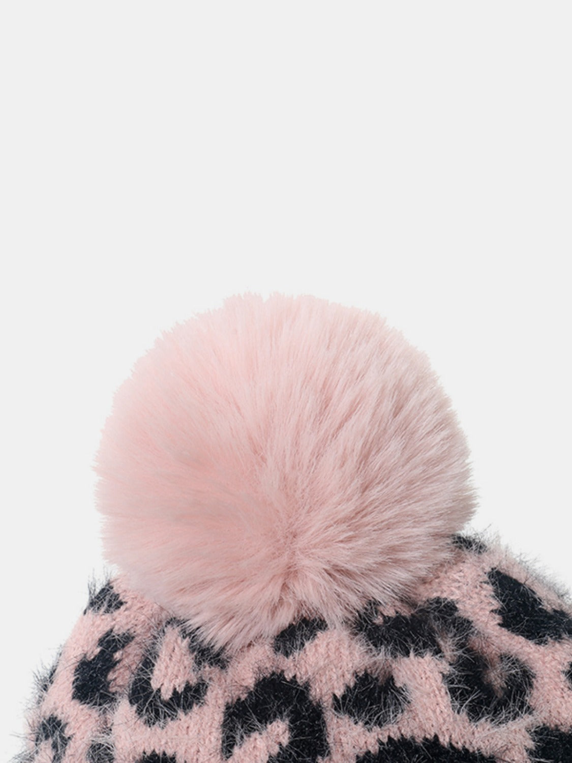 Leopard Hat with Pompom | Maekery Studio