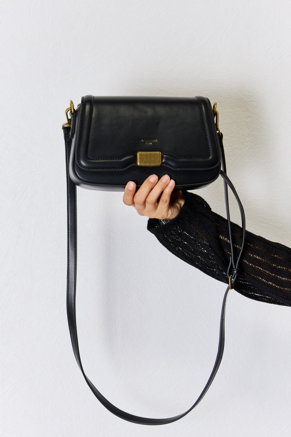 David Jones PU Leather Crossbody Bag | Maekery Studio