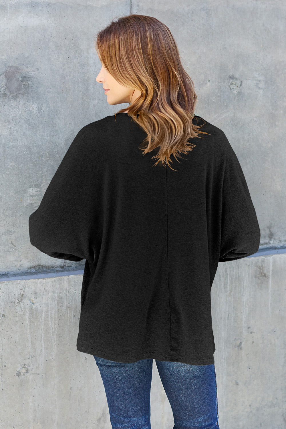 Double Take Full Size Round Neck Long Sleeve T-Shirt | Maekery Studio