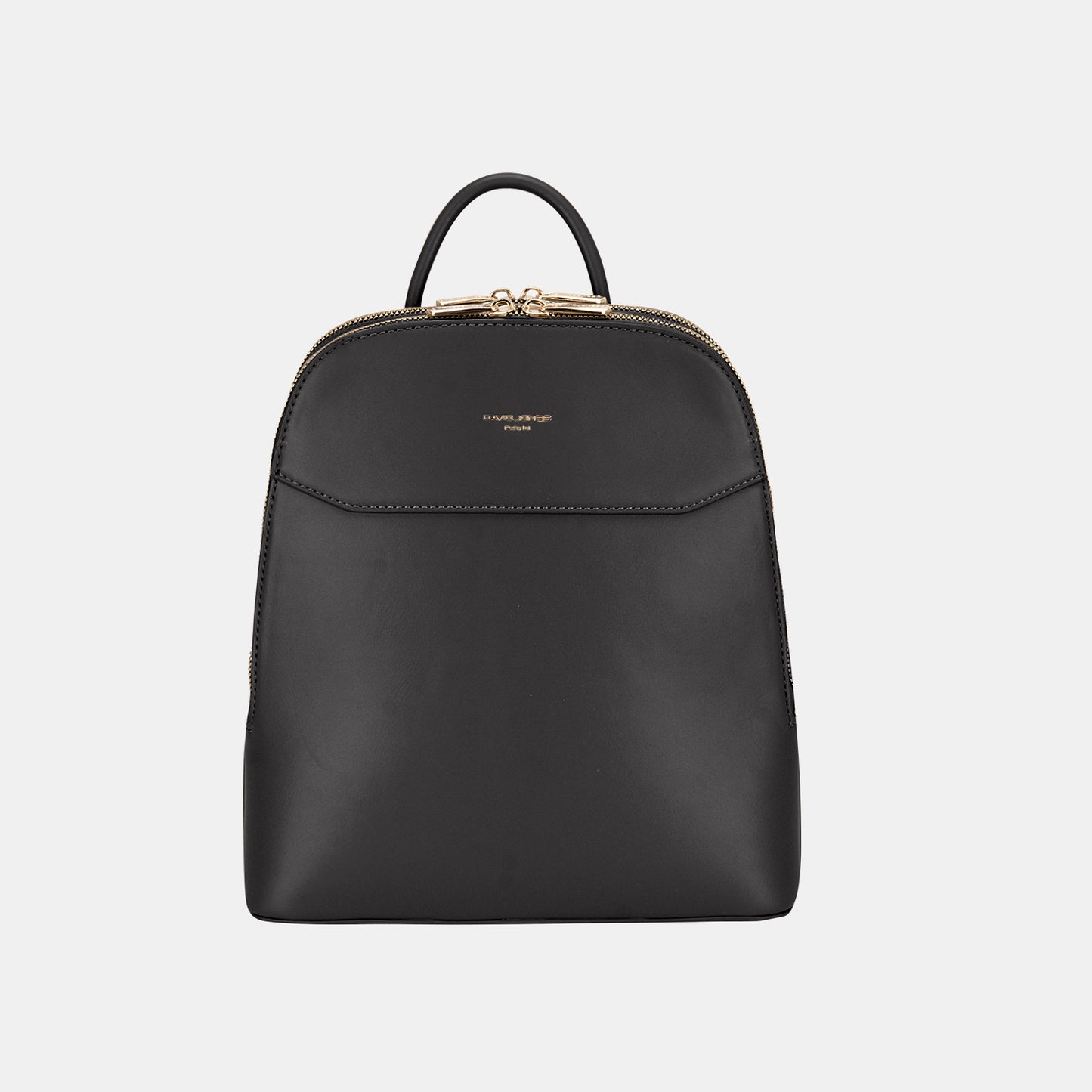 David Jones PU Leather Adjustable Straps Backpack Bag | Maekery Studio