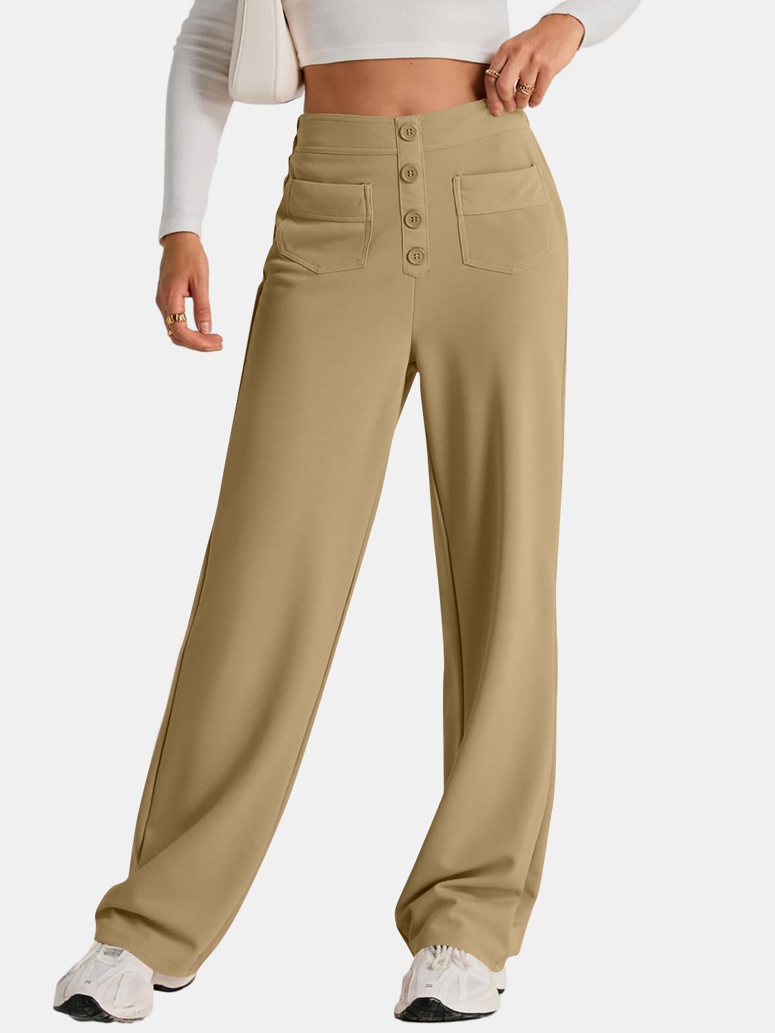 High Waist Wide Leg Pants | Maekery Studio