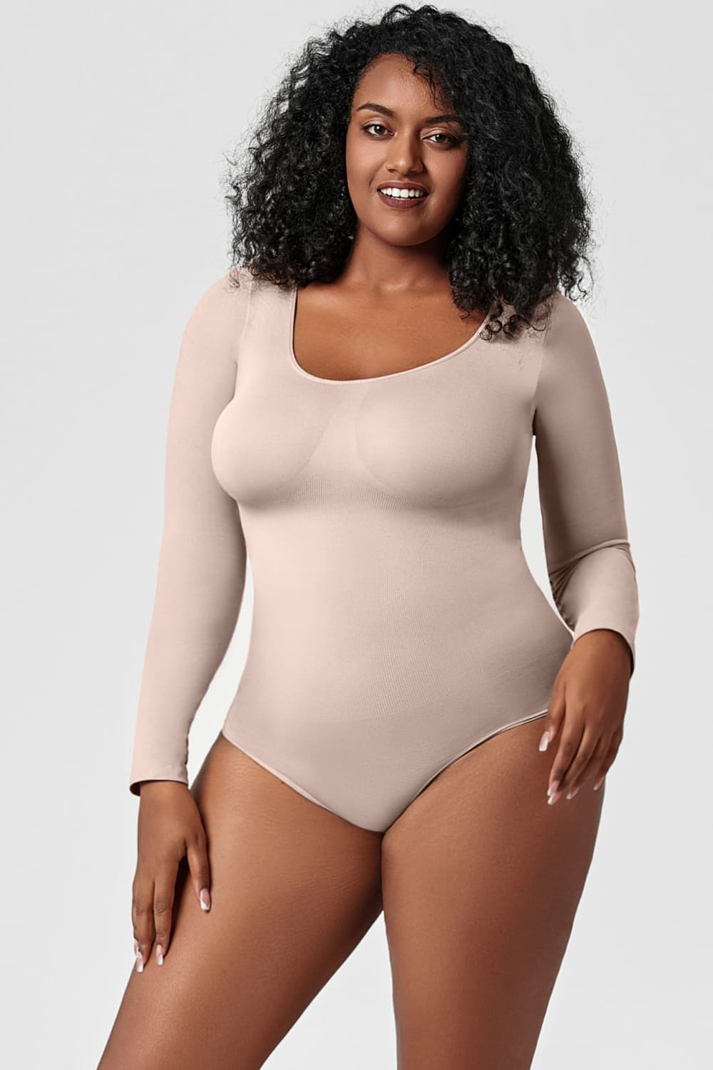 Long Sleeve Shaping Bodysuit | Maekery Studio