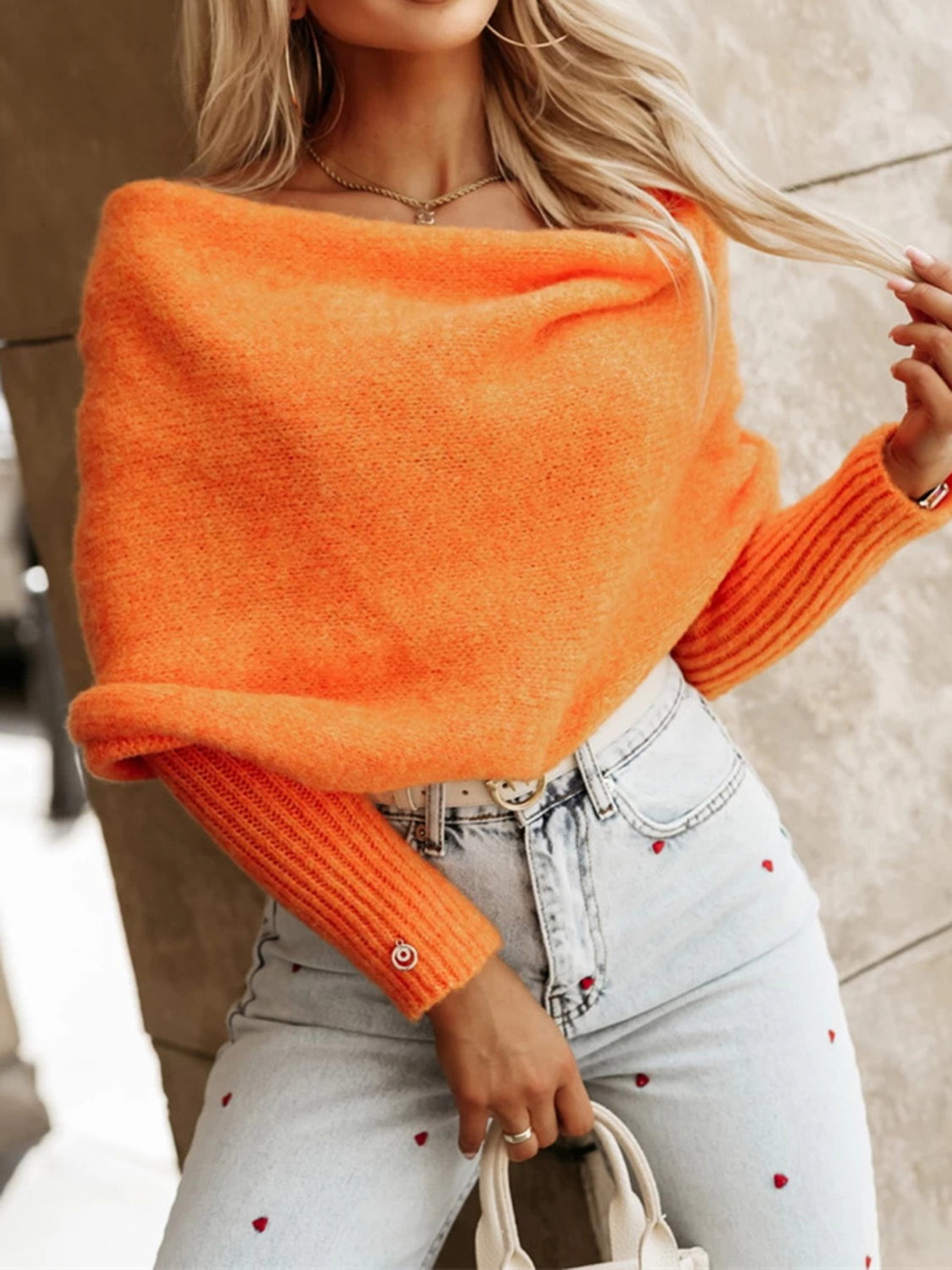 Long Sleeve Cropped Knit Top | Maekery Studio