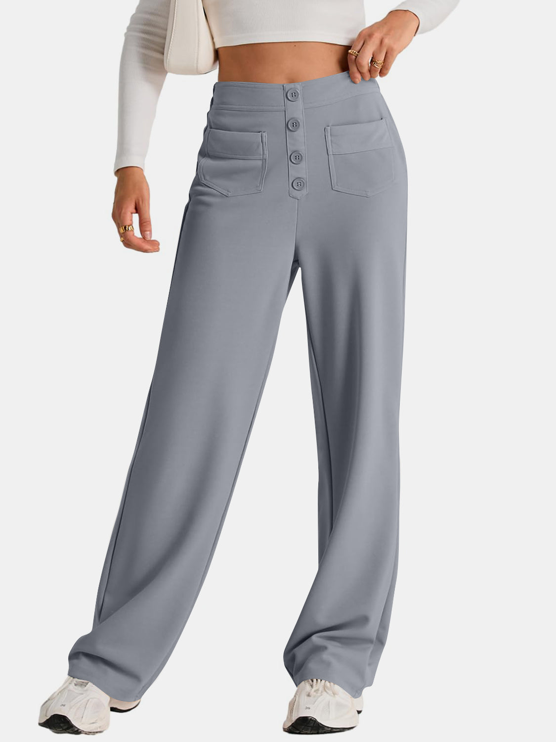 High Waist Wide Leg Pants | Maekery Studio