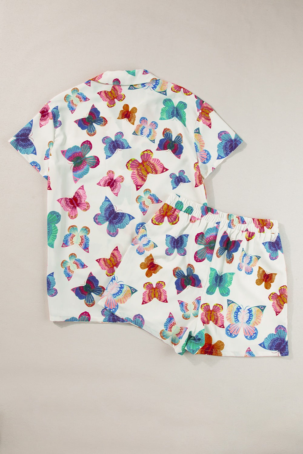 Butterfly Half Sleeve Top and Shorts Set | Maekery Studio