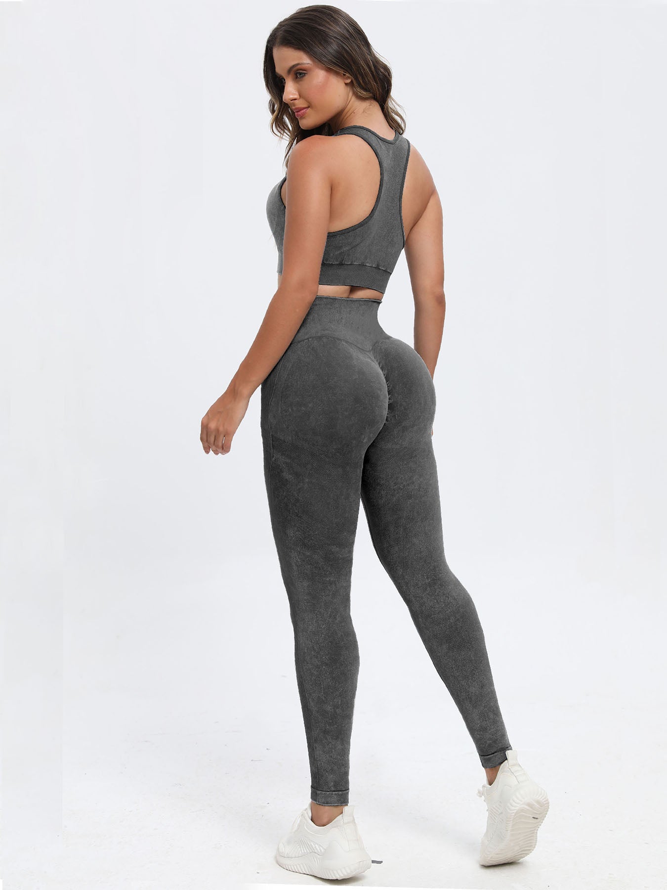 Scoop Neck Wide Strap Top and Pants Active Set | Maekery Studio