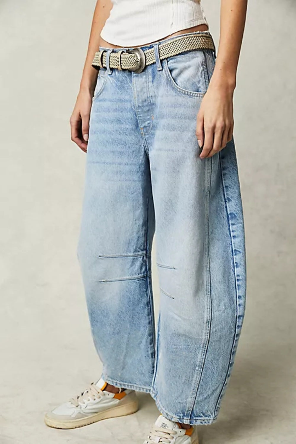 Wide Leg Jeans with Pockets | Maekery Studio