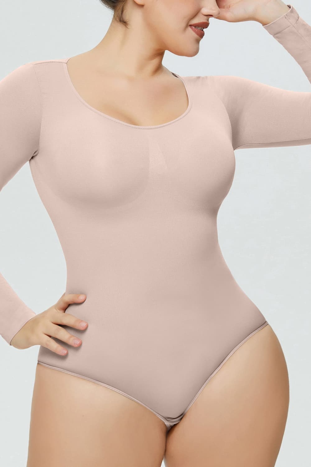 Long Sleeve Shaping Bodysuit | Maekery Studio