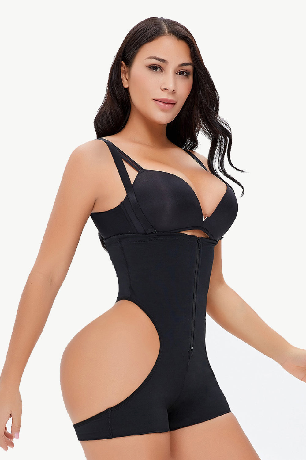 Full Size Cutout Under-Bust Shaping Bodysuit | Maekery Studio